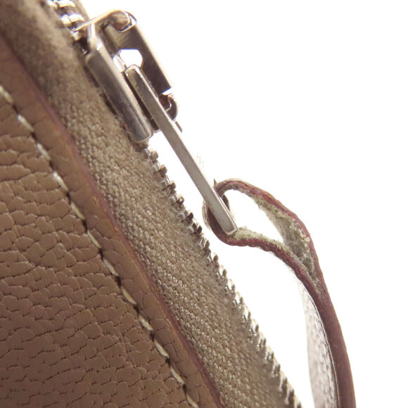 Hermes Evelyn Azap Long Etoupe Silver Hardware Wallet Chevre Women's HERMES - Picture 15 of 16